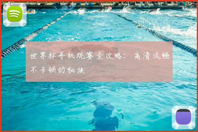 世界杯手机观赛全攻略：高清流畅不卡顿的秘诀